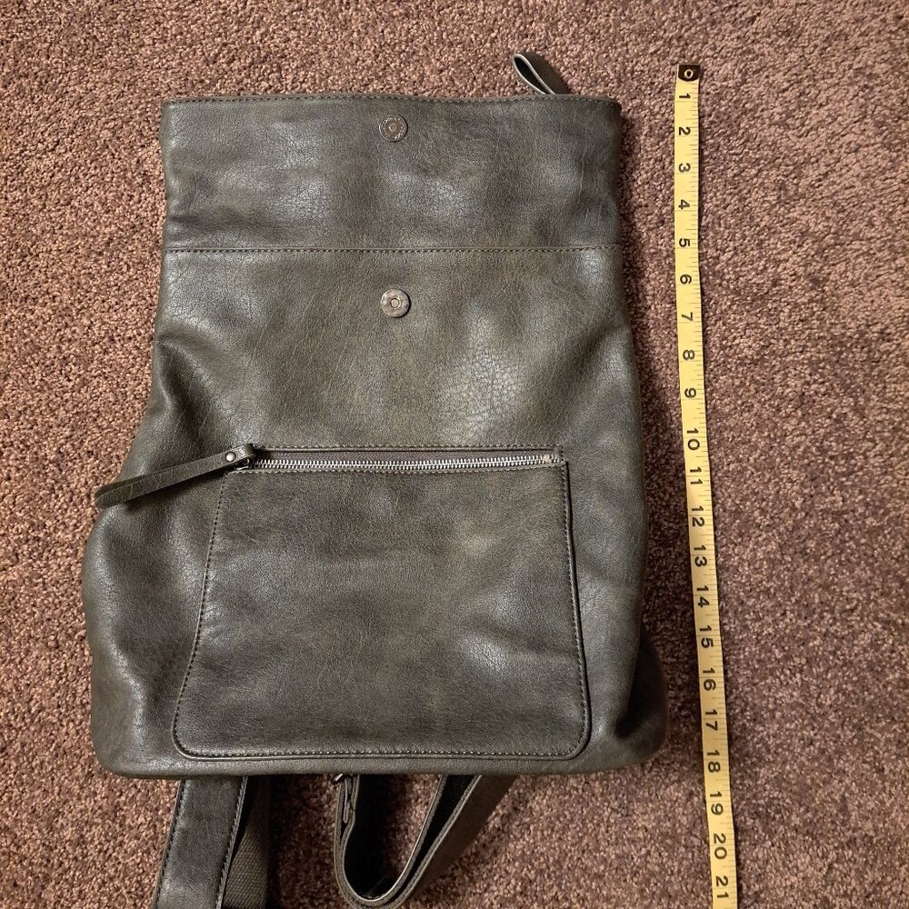 URBAN EXPRESSIONS LENNON CONVERTIBLE BACKPACK PURSE-VEGAN LEATHER - Picture 8 of 12